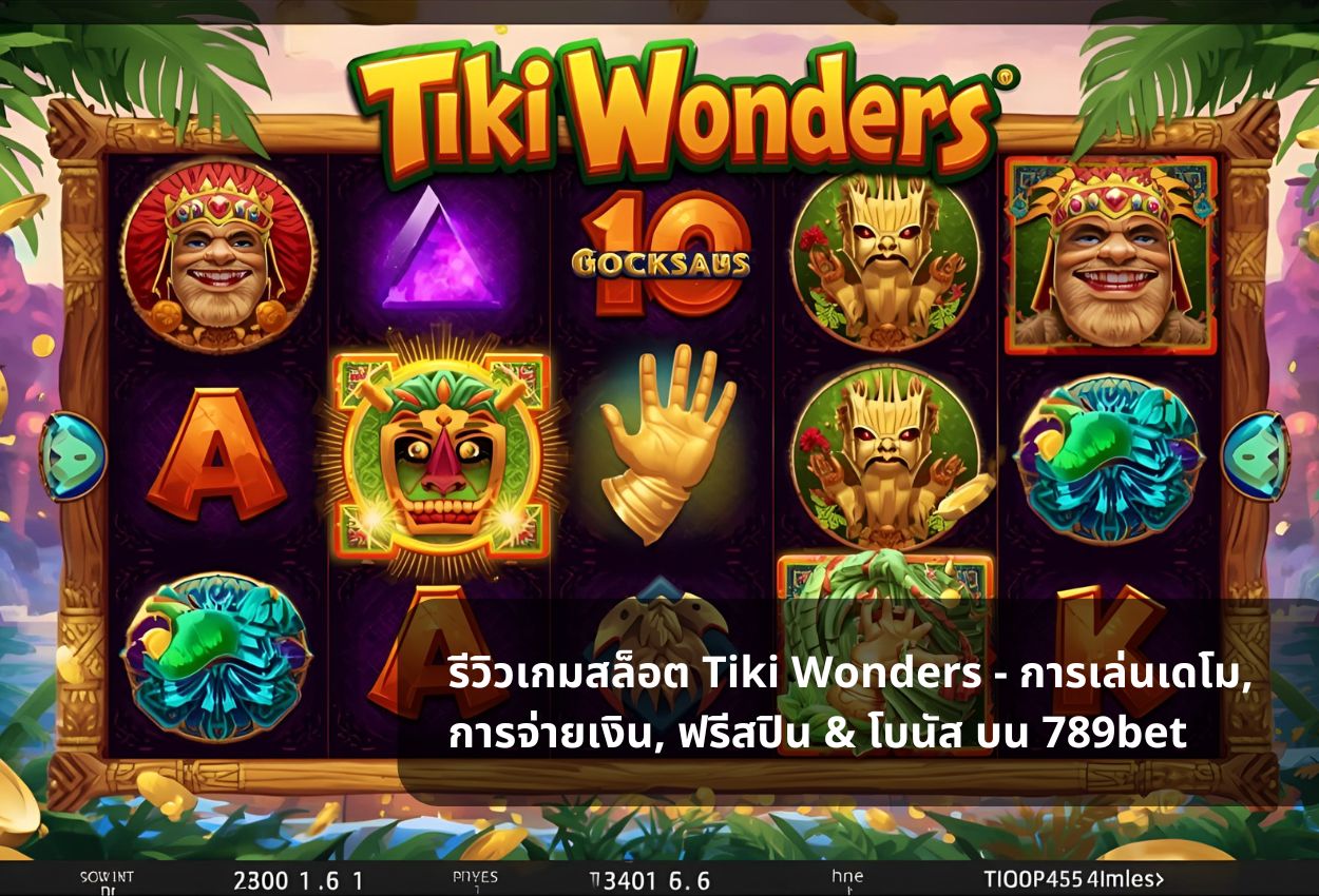 รีวิวเกมสล็อต Tiki Wonders – การเล่นเดโม, การจ่ายเงิน, ฟรีสปิน & โบนัส บน 789bet